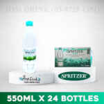 SPRITZER MINERAL WATER 550ML