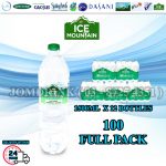 PACKAGES OF 100 FULL PACK : ICE MOUNTAIN MINERAL WATER 1500ML