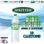 PACKAGES OF 10 BOXES : SPRITZER MINERAL WATER 1500ML