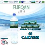 PACKAGES OF 50 BOXES : FURQAN MINERAL WATER 1500ML
