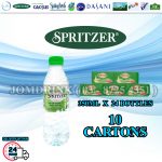 PACKAGES OF 10 BOXES : SPRITZER MINERAL WATER 350ML